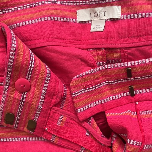 LOFT Striped Shorts - Picture 4 of 7